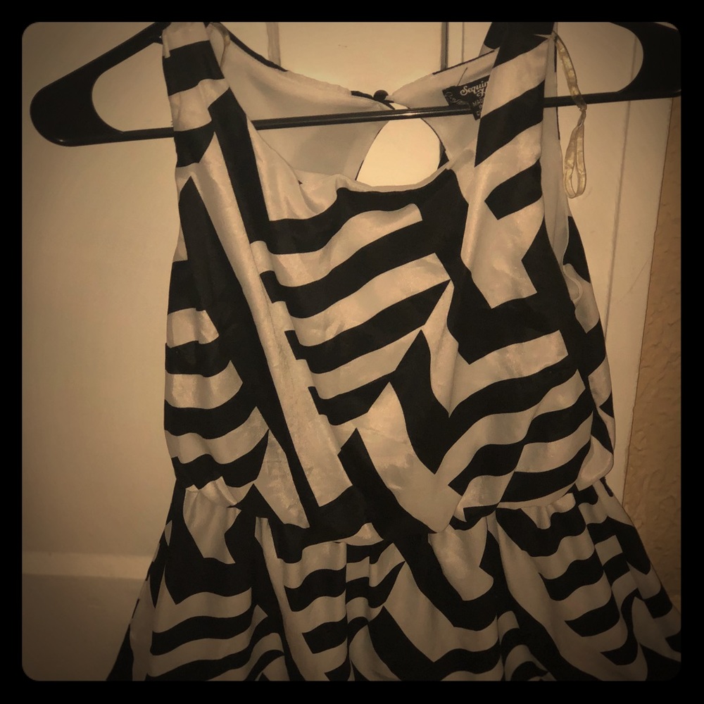 Black & white dress
